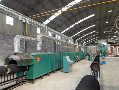 DB-YFL-A钢瓶焚烧炉(大炉体，链条输送，炉体长20m)