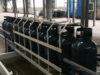 DB-YQ-6/15钢瓶气密性测试机（翻转式，在线，不锈钢水槽）