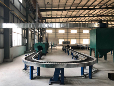 钢瓶辊道输送线和辊道弯头