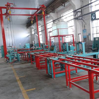 外测法空中吊装线和高位水箱连支撑架